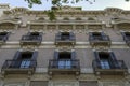 Passeig de GrÃÂ cia avenue in Barcelona Royalty Free Stock Photo